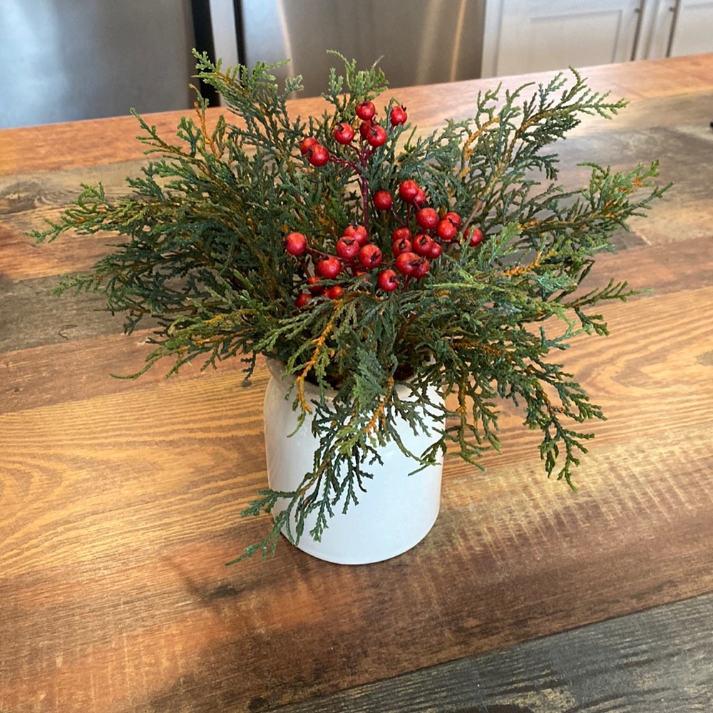 Christmas faux plant